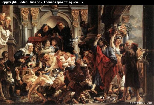 JORDAENS, Jacob Christ Driving the Merchants from the Temple